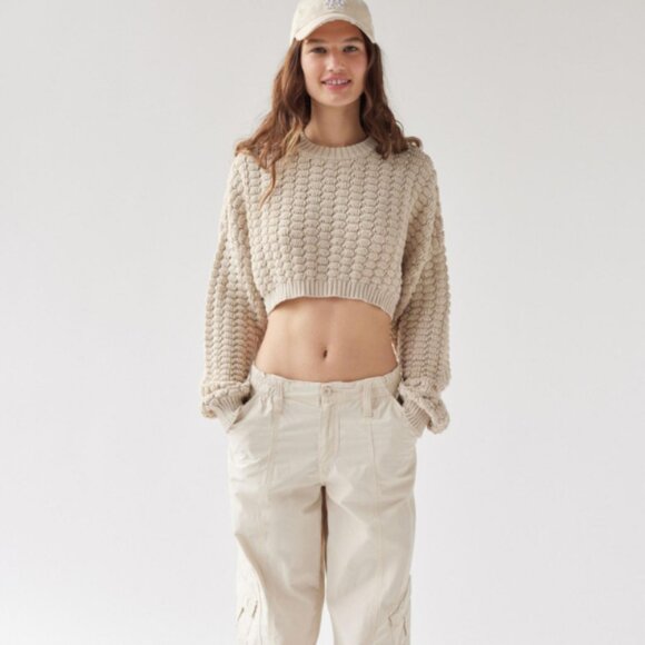 Milk It Glare Knit Cutout Sweater Size 8 - Picture 12 of 15